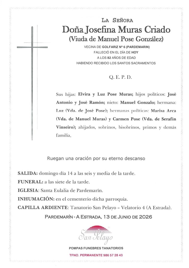 Foto 1 JOSEFINA MURAS CRIADO