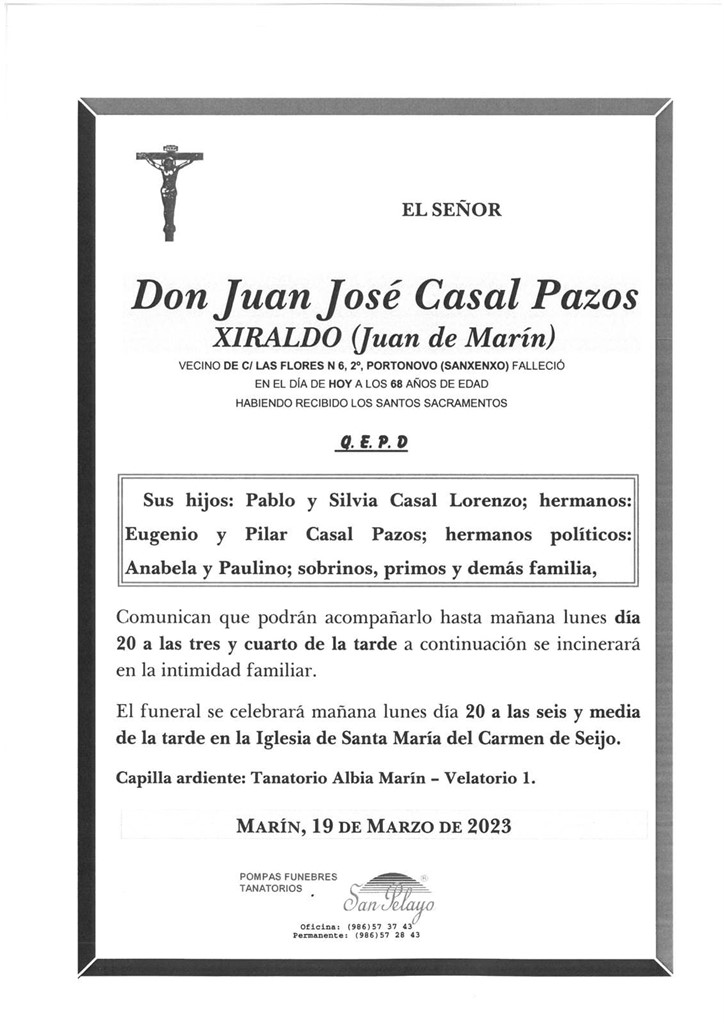 Foto principal JUAN JOSE CASAL PAZOS