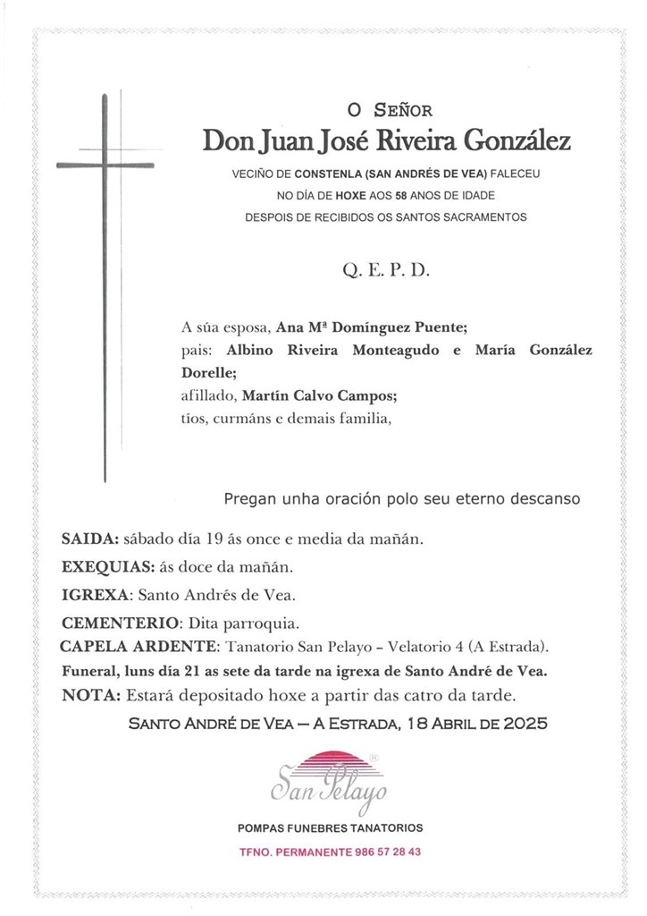 Foto principal JUAN JOSE RIVEIRA GONZÁLEZ