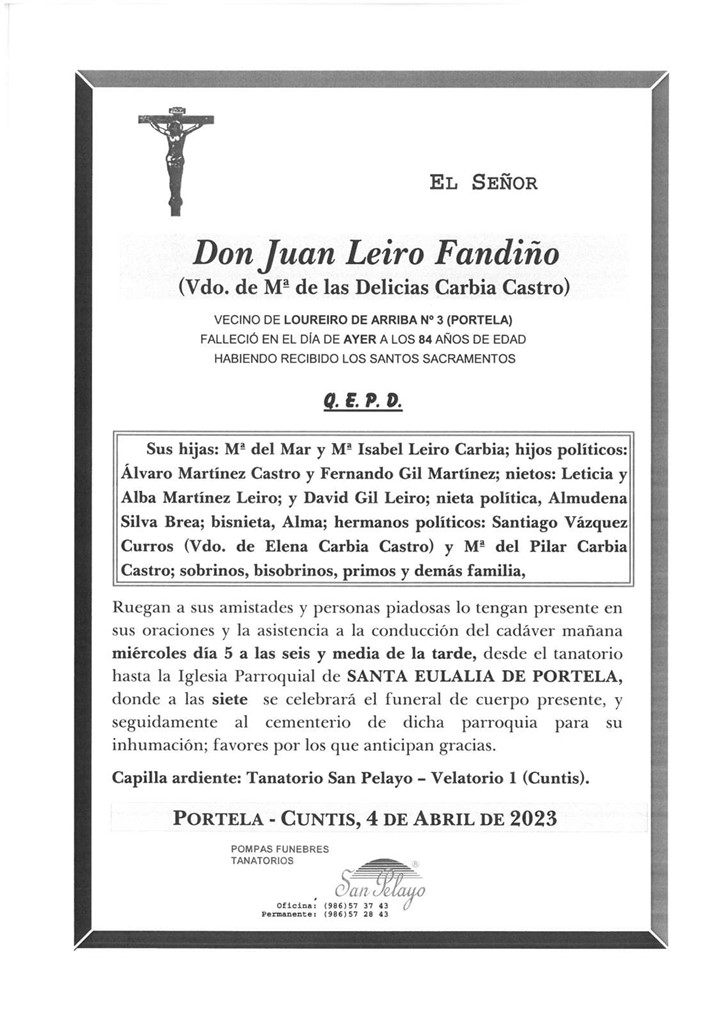 Foto principal JUAN LEIRO FANDIÑO