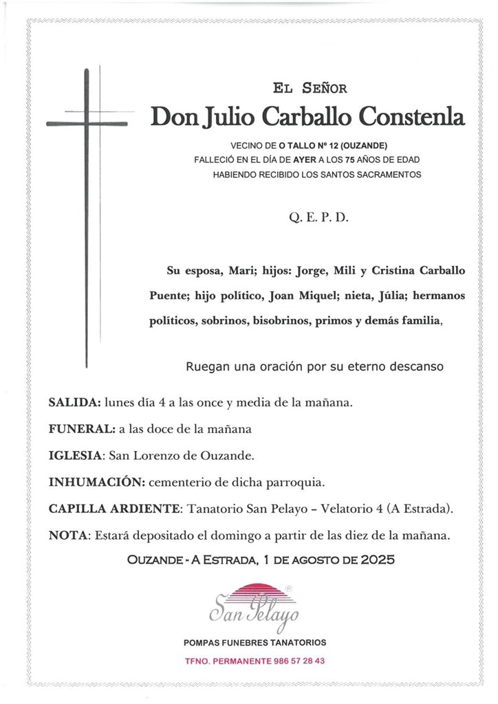 Foto principal JULIO CARBALLO CONSTENLA