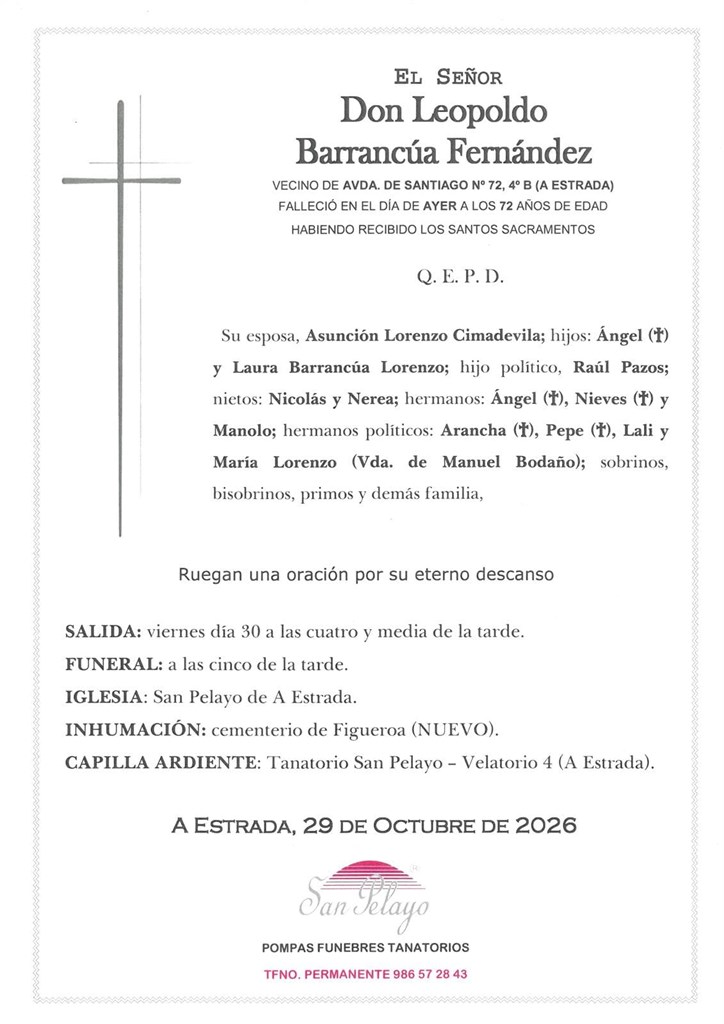 Foto 1 LEOPOLDO BARRANCÚA FERNÁNDEZ