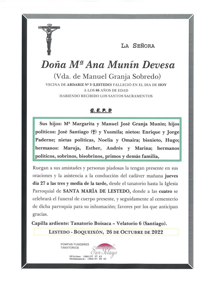 Foto principal Mª ANA MUNIN DEVESA