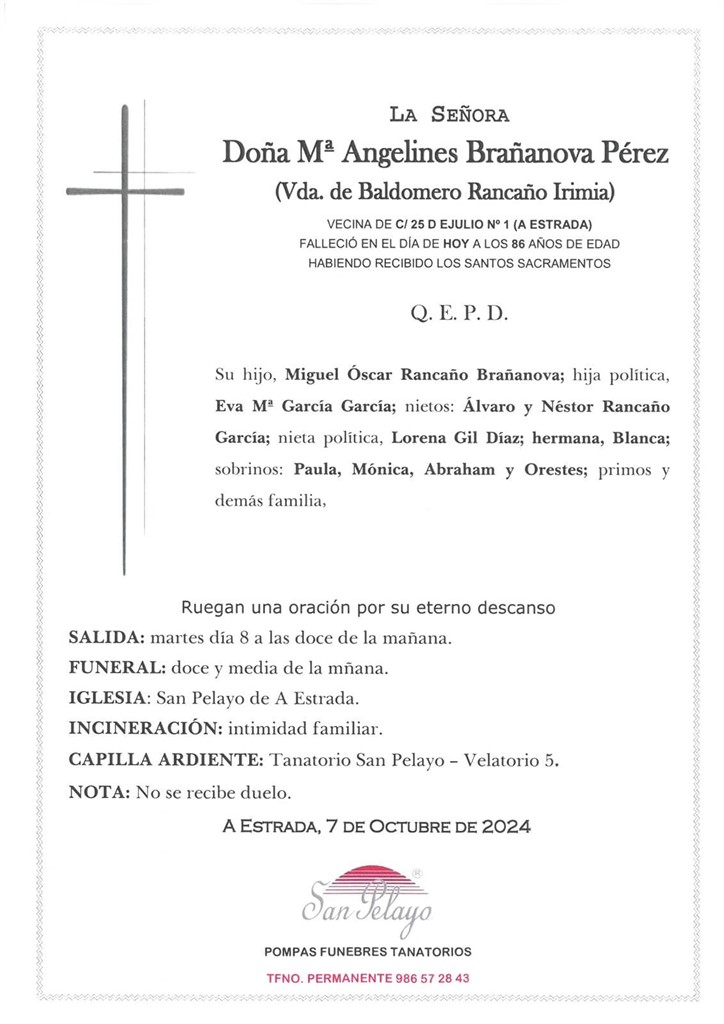 Foto principal Mª ANGELINES BRAÑANOVA PEREZ