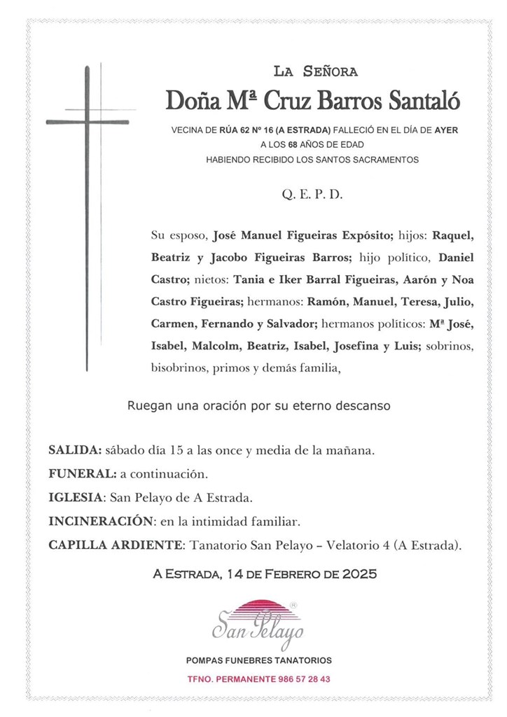 Foto principal Mª CRUZ BARROS SANTALÓ