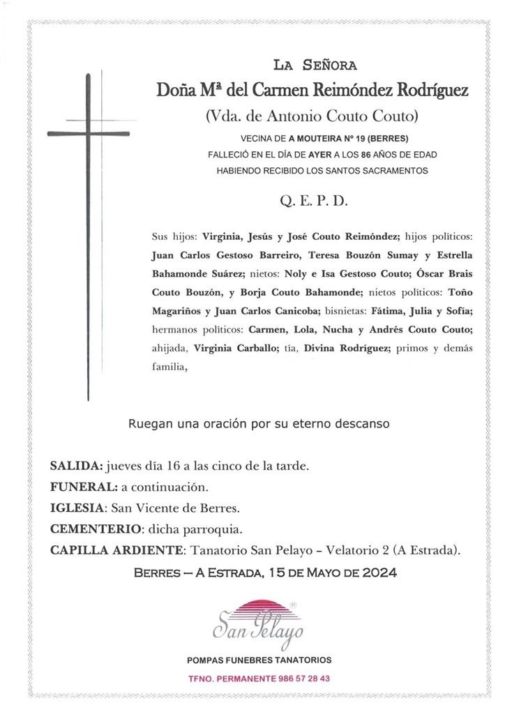 Foto principal Mª DEL CARMEN REIMÓNDEZ RODRÍGUEZ