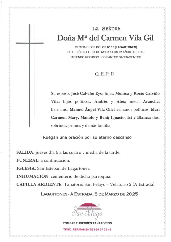 Foto principal Mª DEL CARMEN VILA GIL