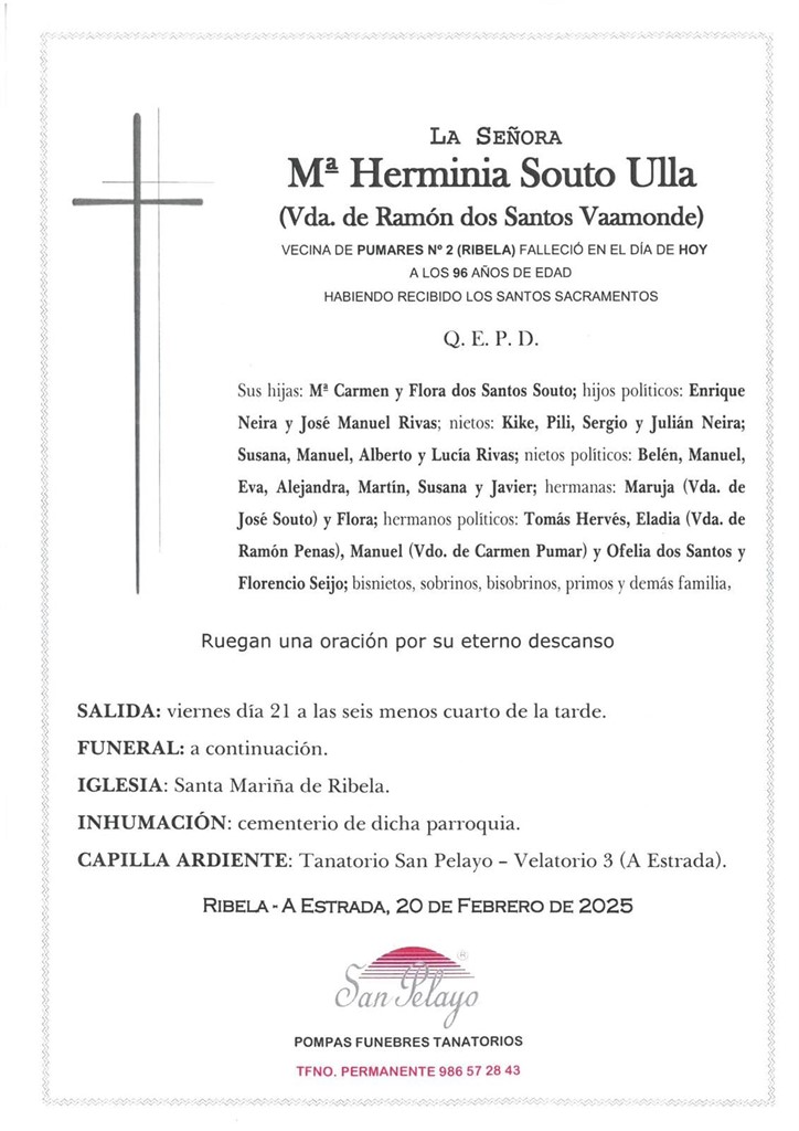 Foto principal Mª HERMINIA SOUTO ULLA