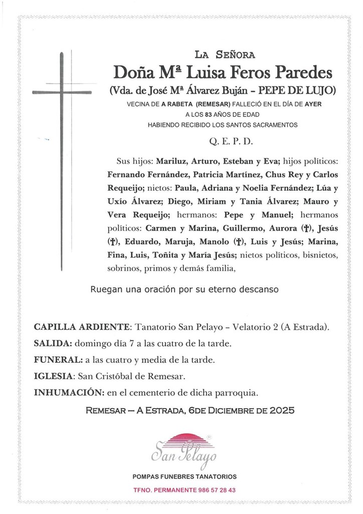 Mª LUISA FEROS PAREDES