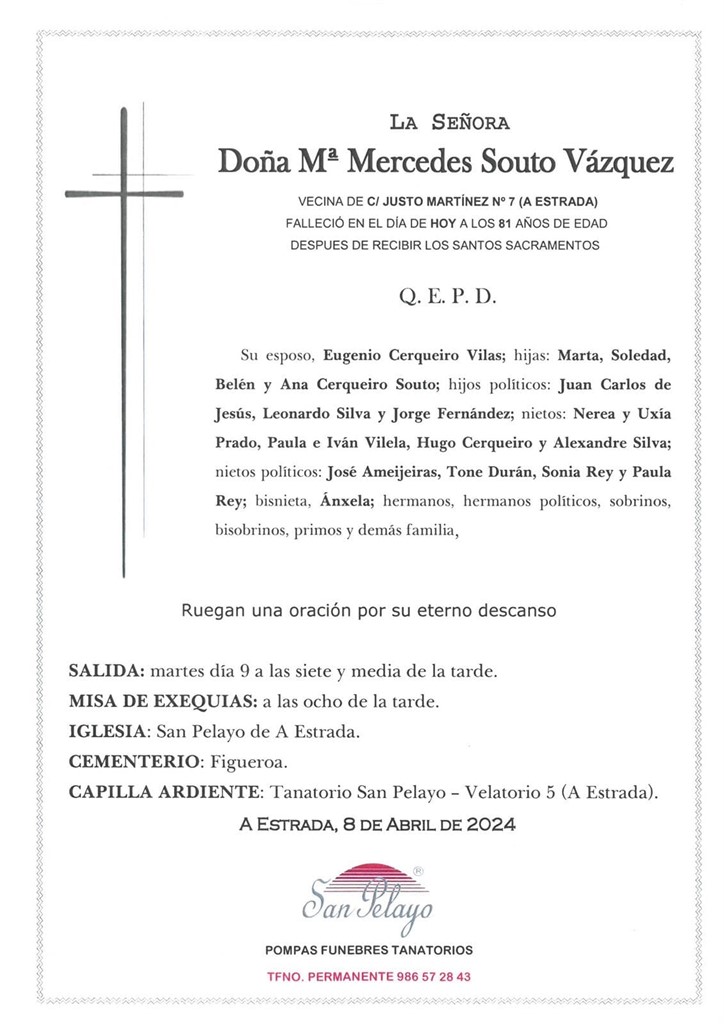 Foto principal Mª MERCEDES SOUTO VAZQUEZ
