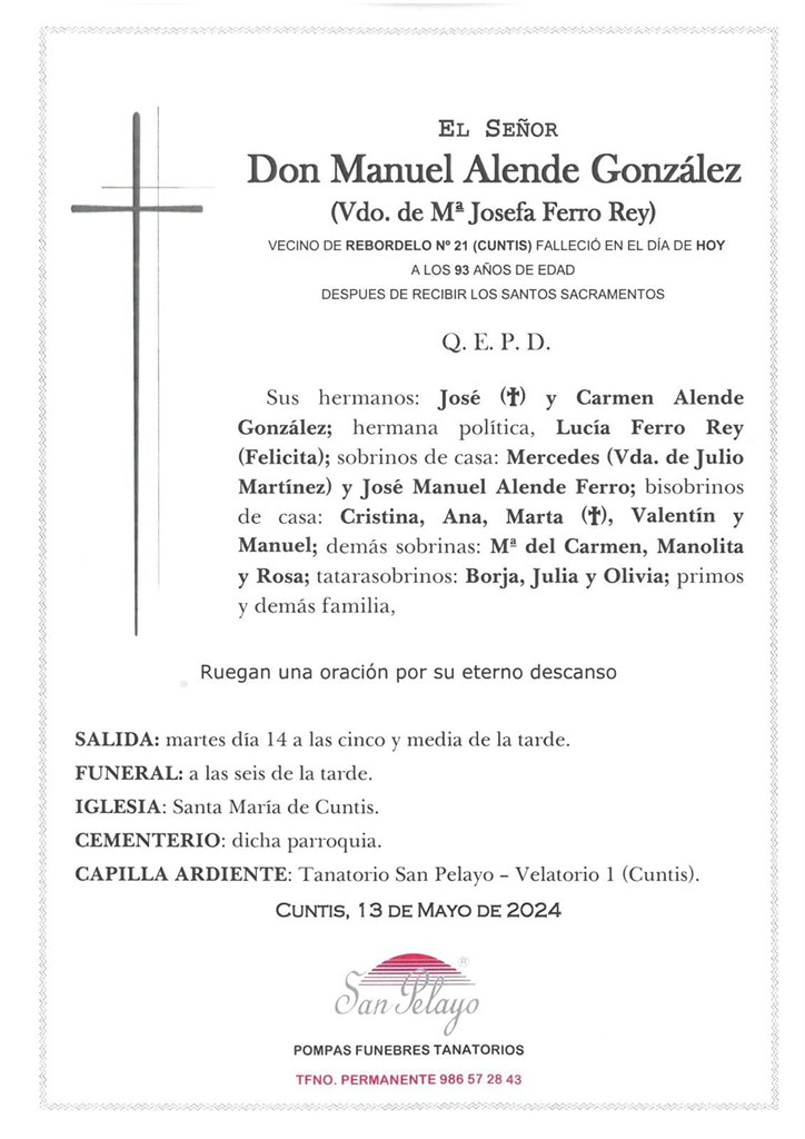 Foto principal MANUEL ALENDE GONZALEZ