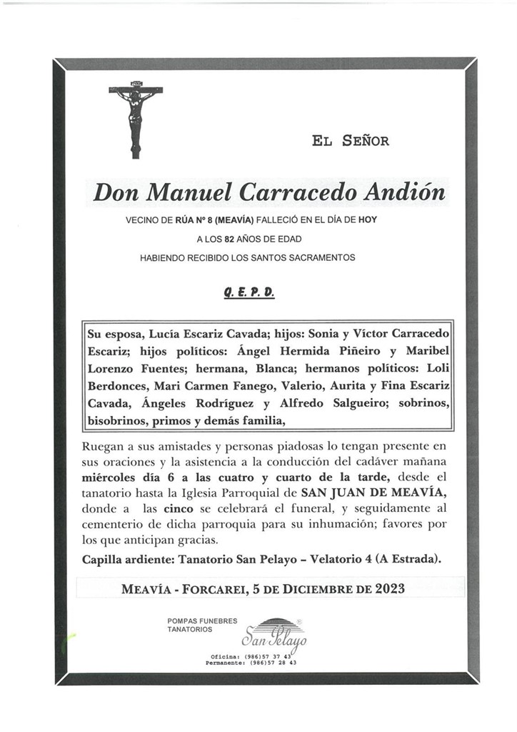 Foto principal MANUEL CARRACEDO ANDION