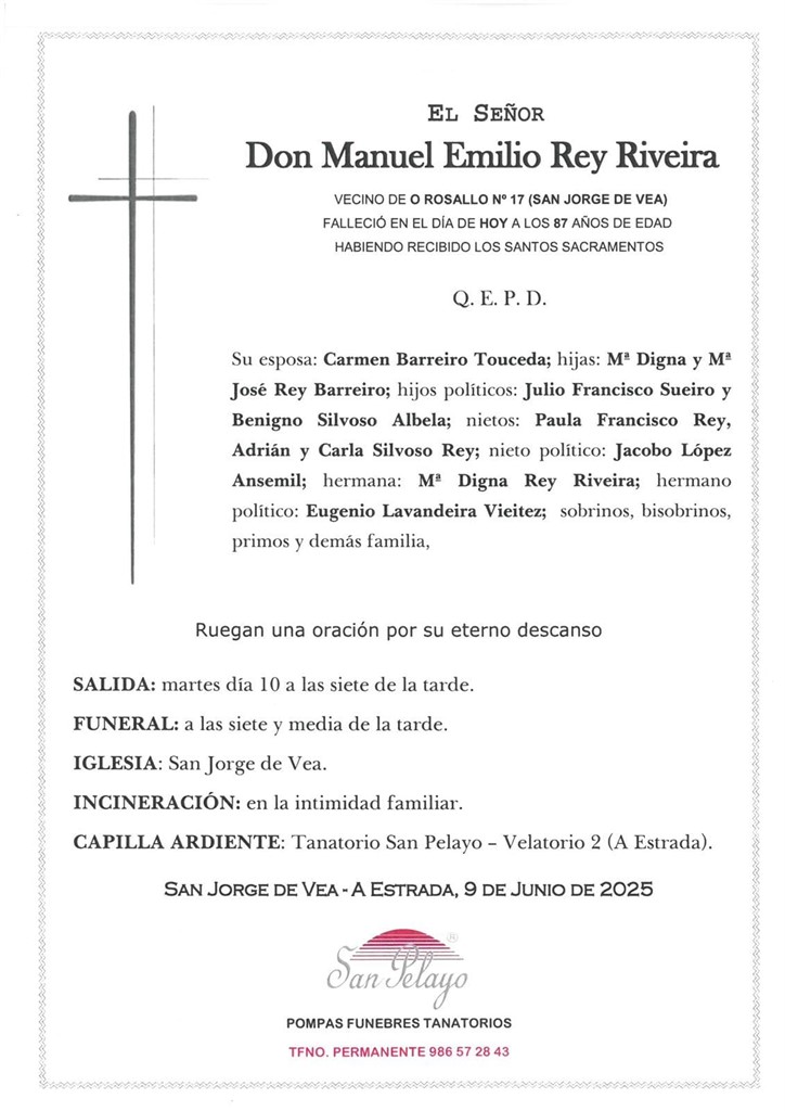 Foto principal MANUEL EMILIO REY RIVEIRA