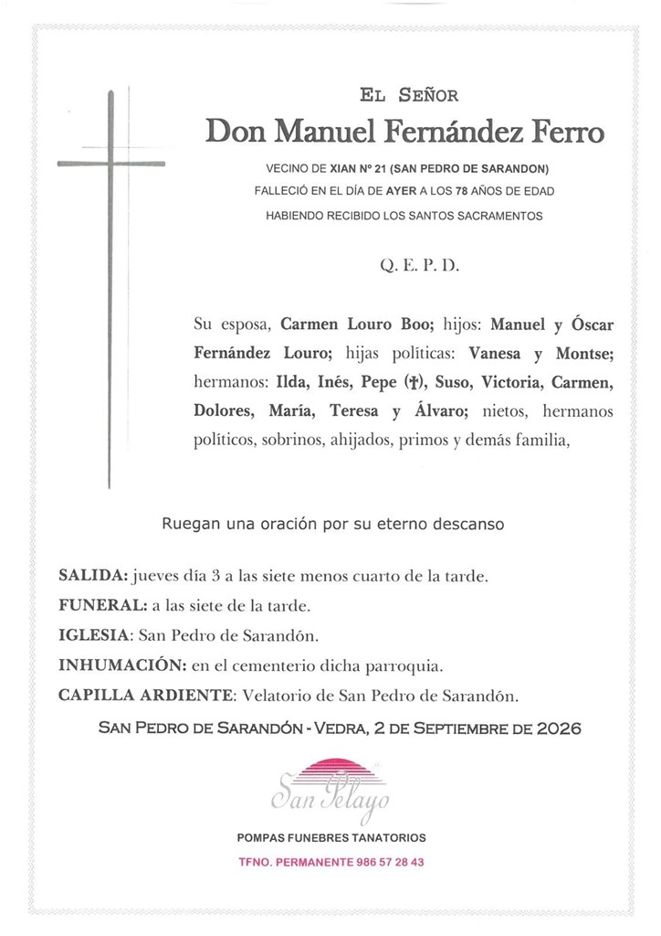 Foto 1 MANUEL FERNÁNDEZ FERRO