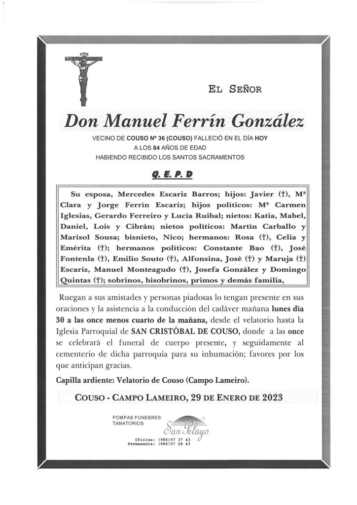 Foto principal MANUEL FERRÍN GONZÁLEZ