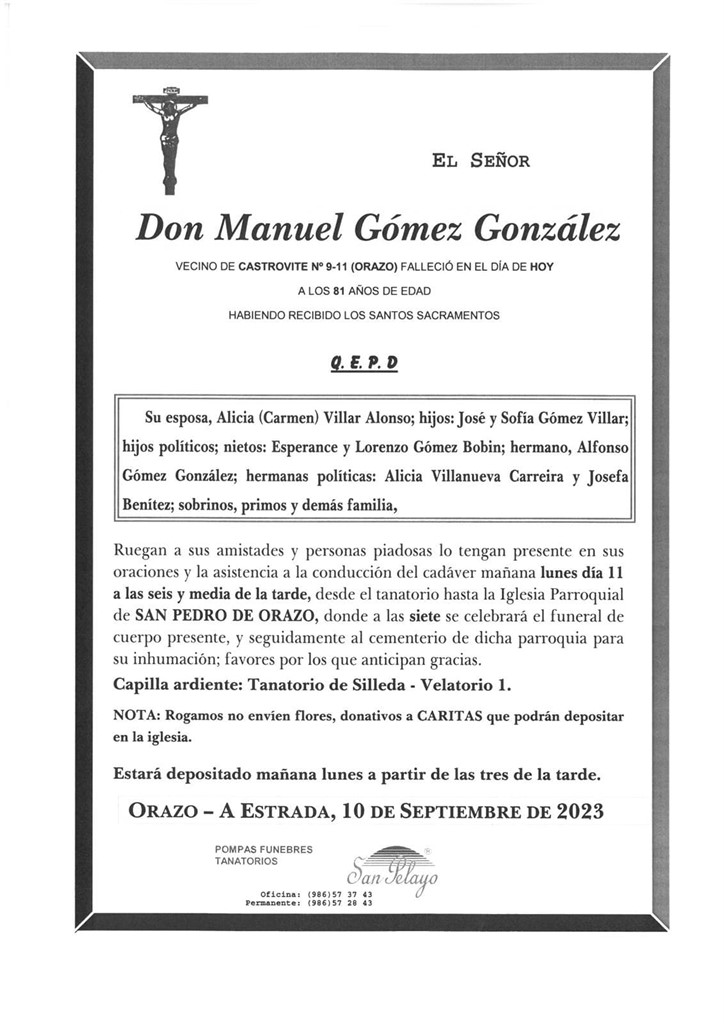 Foto principal MANUEL GÓMEZ GONZÁLEZ
