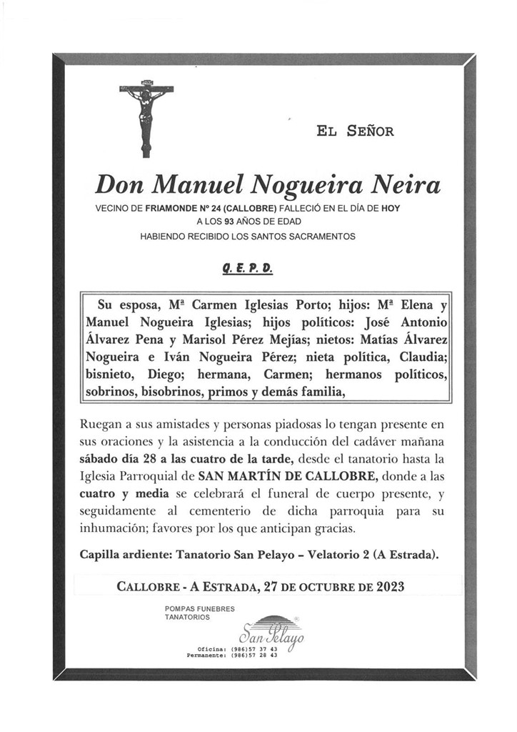 Foto principal MANUEL NOGUEIRA NEIRA
