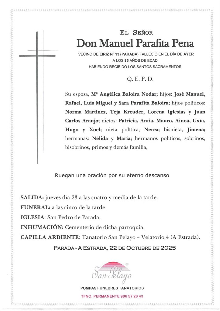 MANUEL PARAFITA PENA
