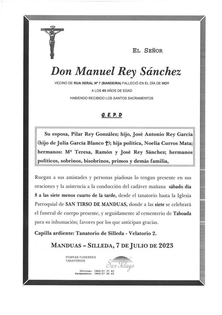 Foto principal MANUEL REY SANCHEZ