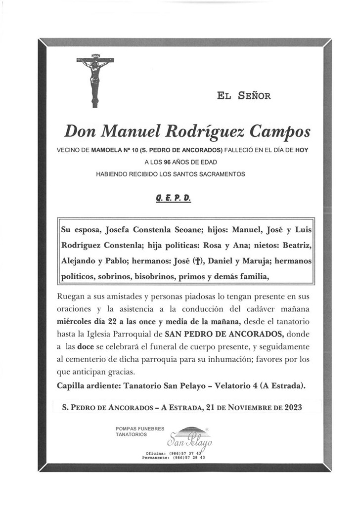 Foto principal MANUEL RODRIGUEZ CAMPOS