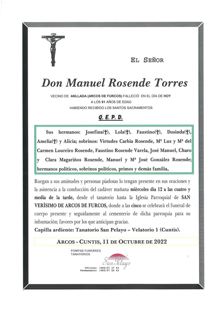 Foto principal MANUEL ROSENDE TORRES