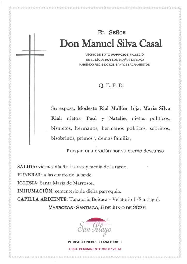 Foto principal MANUEL SILVA CASAL