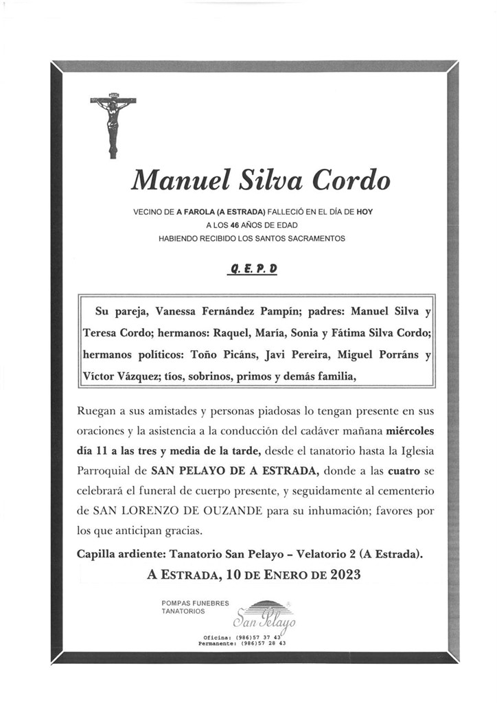 Foto principal MANUEL SILVA CORDO