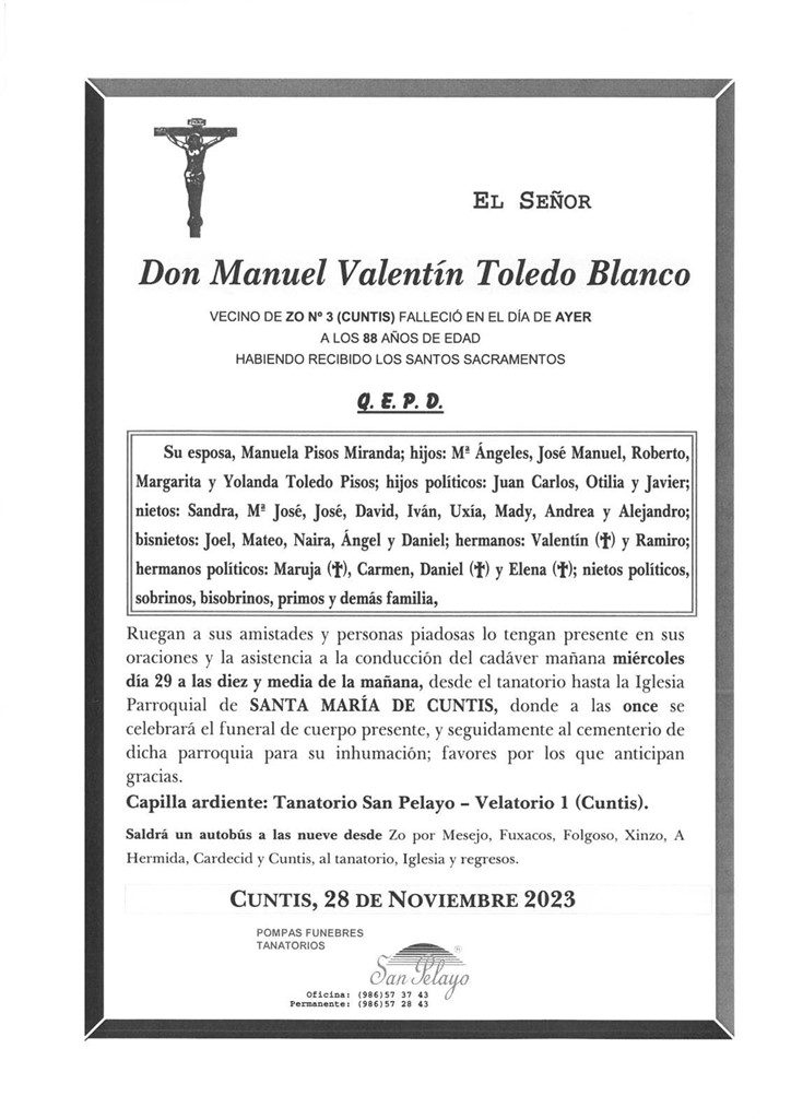 Foto principal MANUEL VALENTIN TOLEDO BLANCO