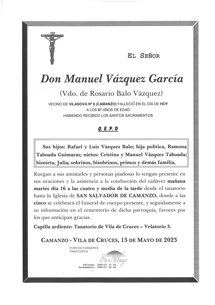Foto principal MANUEL VÁZQUEZ GARCÍA