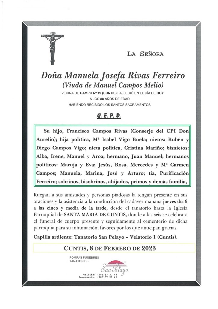 Foto principal MANUELA JOSEFA RIVAS FERREIRO