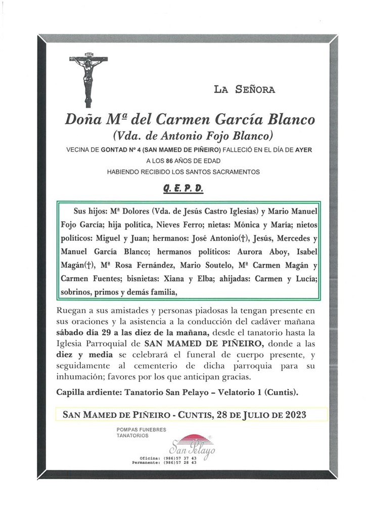 Foto principal MARIA DEL CARMEN GARCIA BLANCO