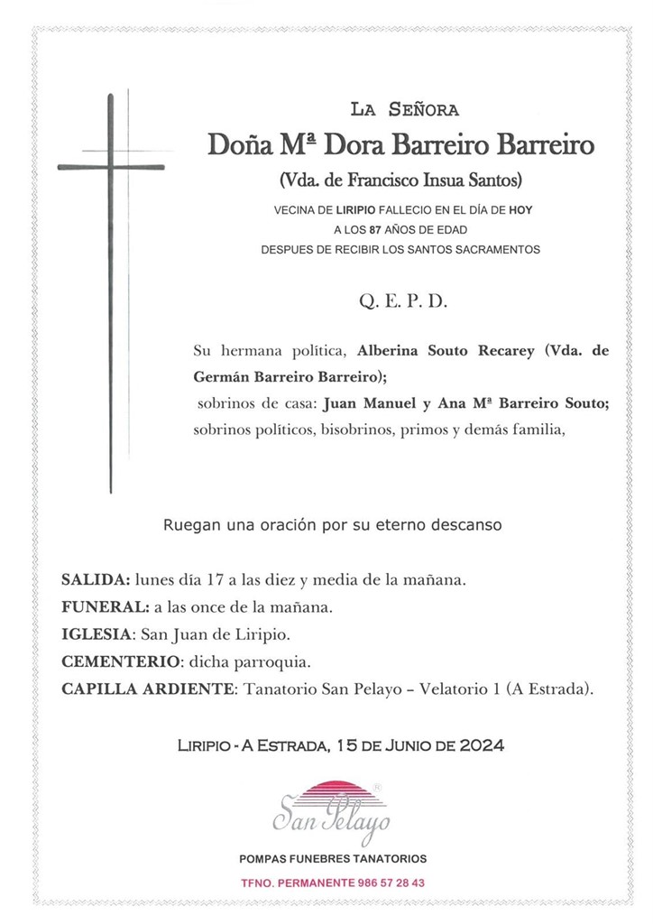 Foto principal MARIA DORA BARREIRO BARREIRO
