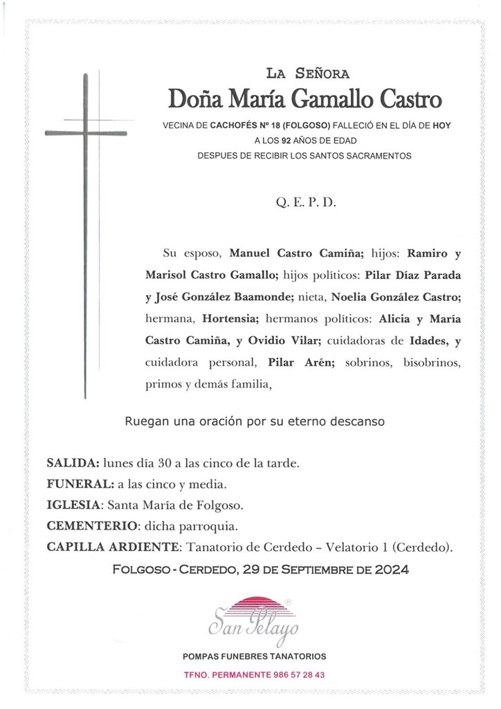 Foto principal MARIA GAMALLO CASTRO