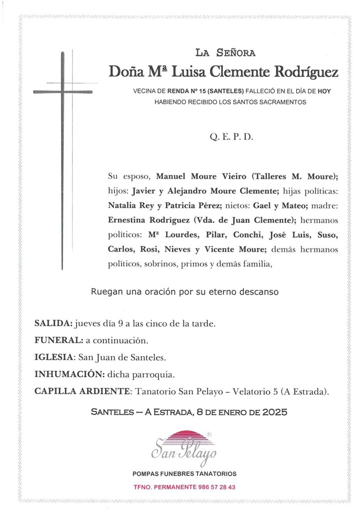 Foto principal MARÍA LUISA CLEMENTE RODRÍGUEZ