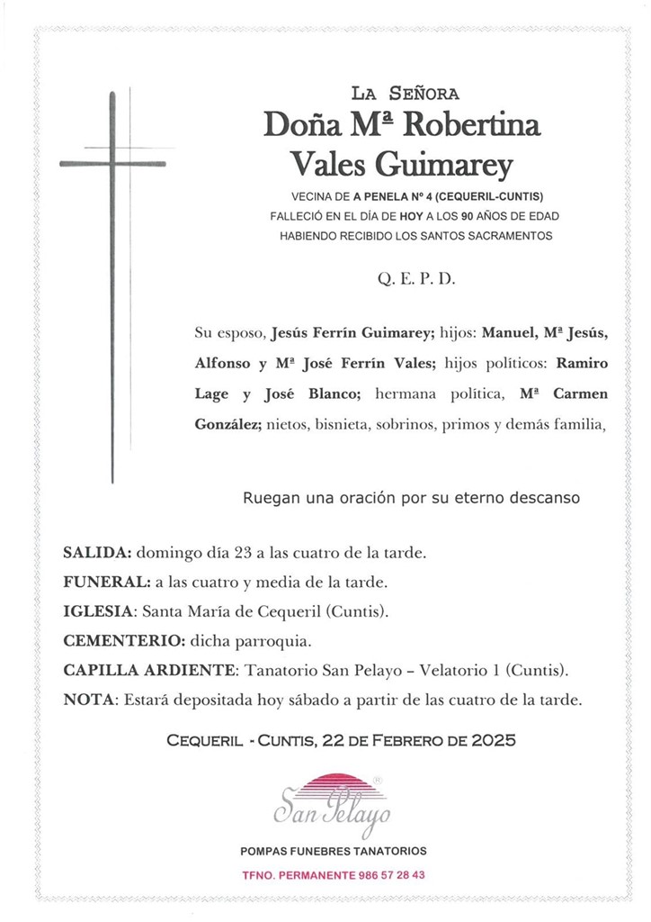 Foto principal MARIA ROBERTINA VALES GUIMAREY
