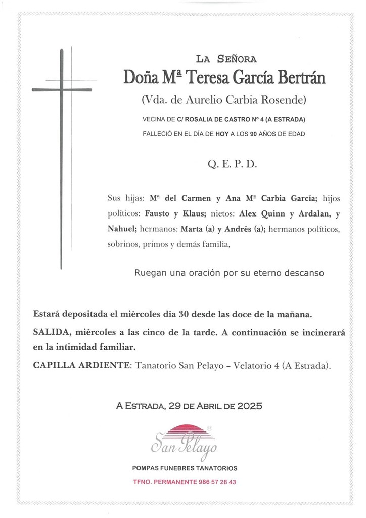 Foto principal MARIA TERESA GARCIA BERTRAN