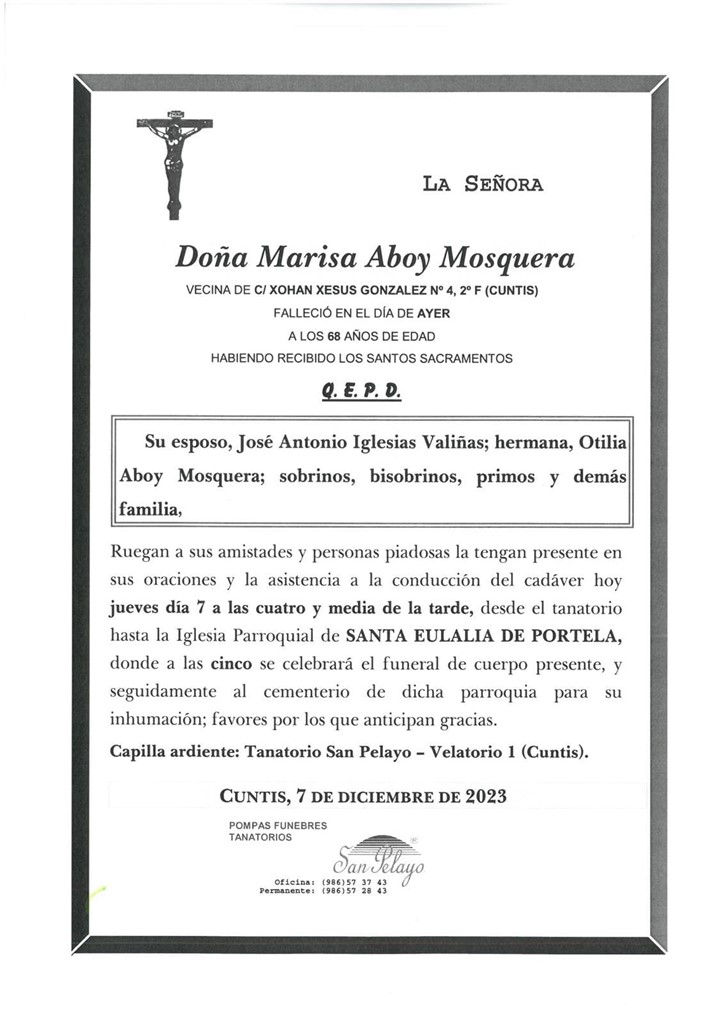 Foto principal MARISA ABOY MOSQUERA