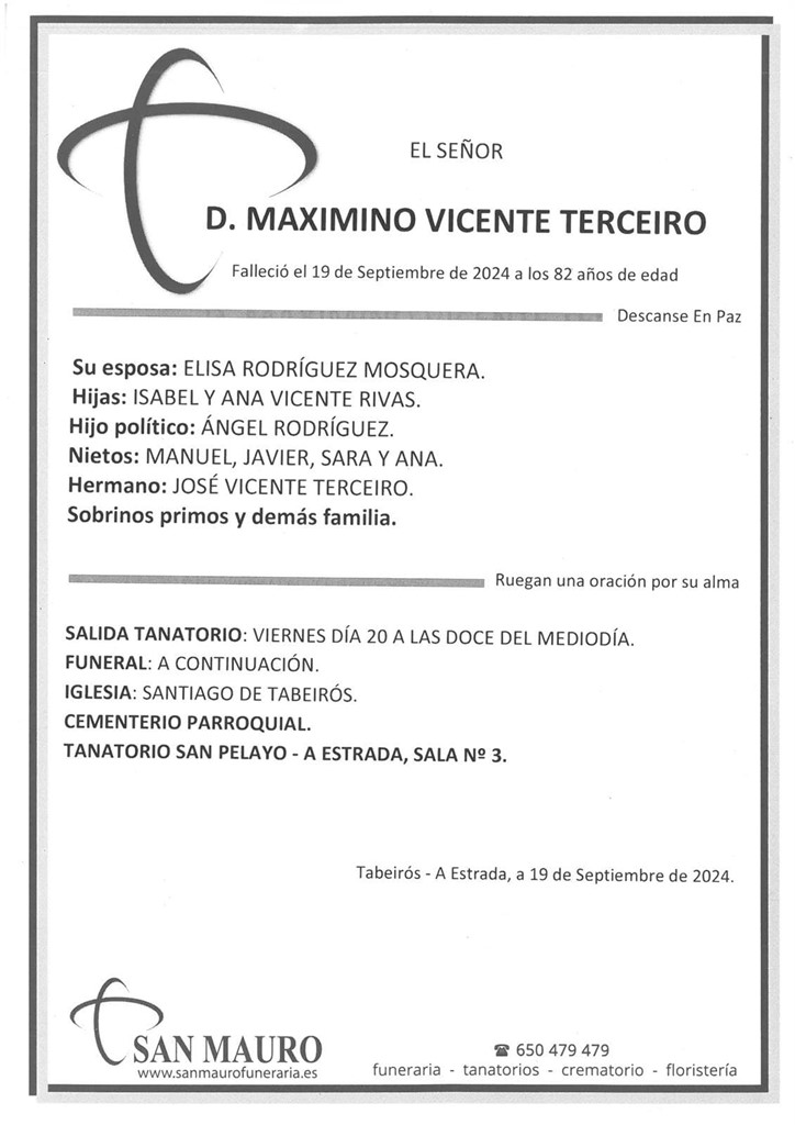 Foto principal MAXIMINO VICENTE TERCEIRO
