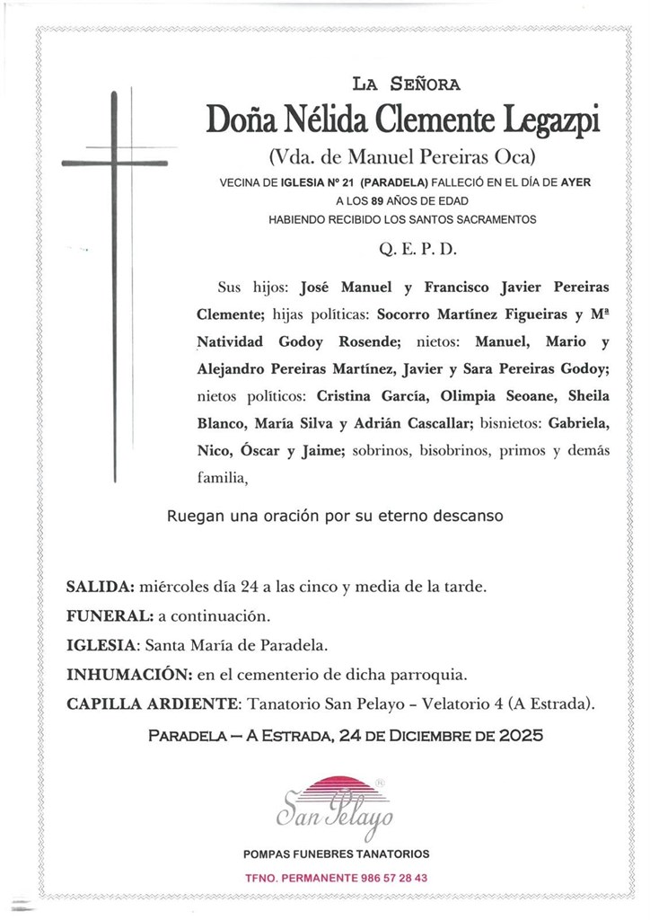 Foto principal NÉLIDA CLEMENTE LEGAZPI