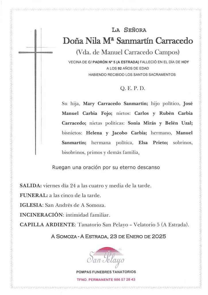 Foto principal NILA Mª SANMARTÍN CARRACEDO