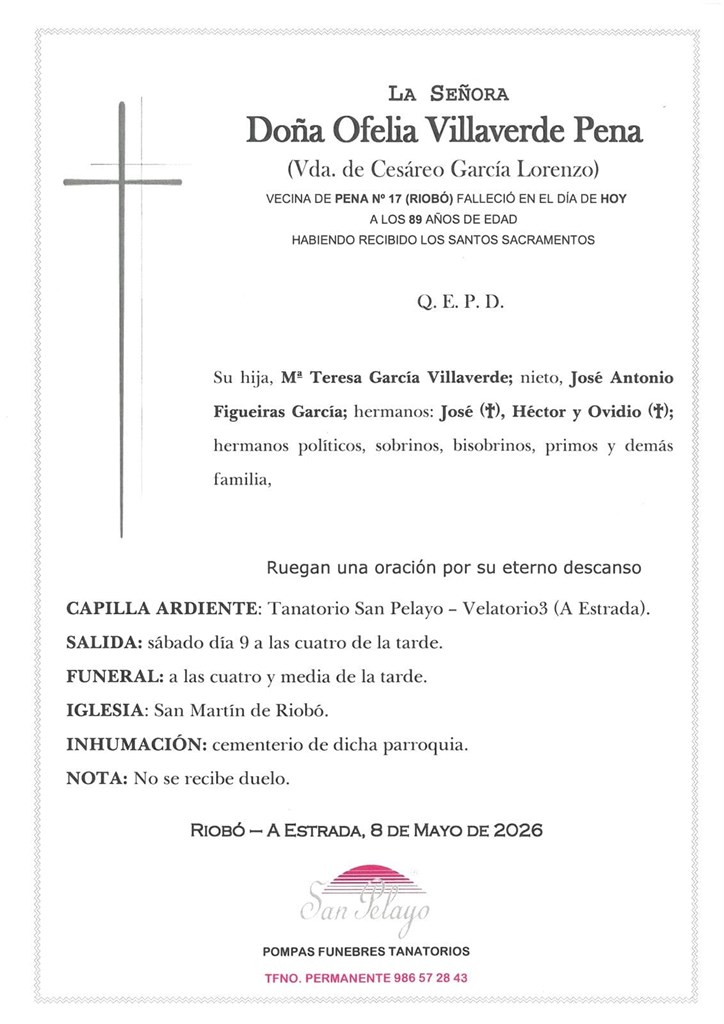 Foto 1 OFELIA VILLAVERDE PENA