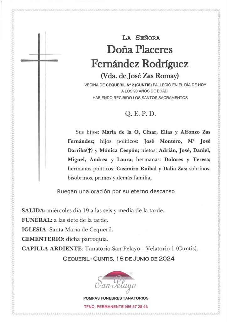 Foto principal PLACERES FERNANDEZ RODRIGUEZ