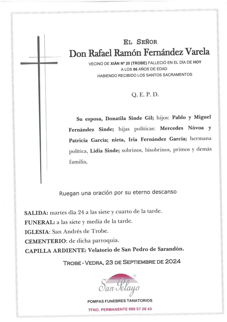 Foto principal RAFAEL RAMON FERNANDEZ VARELA