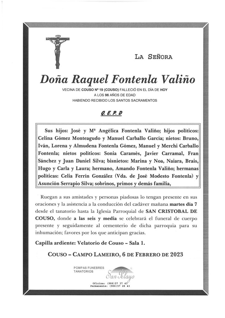 Foto principal RAQUEL FONTENLA VALIÑO