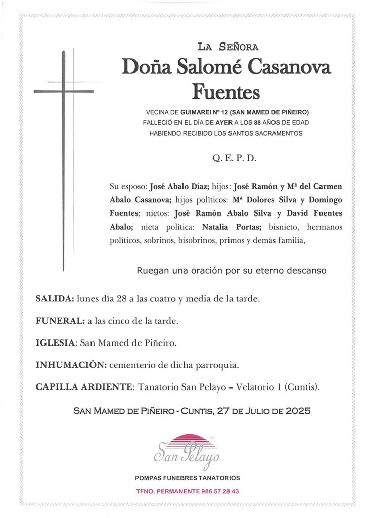 Foto principal SALOMÉ CASANOVA FUENTES