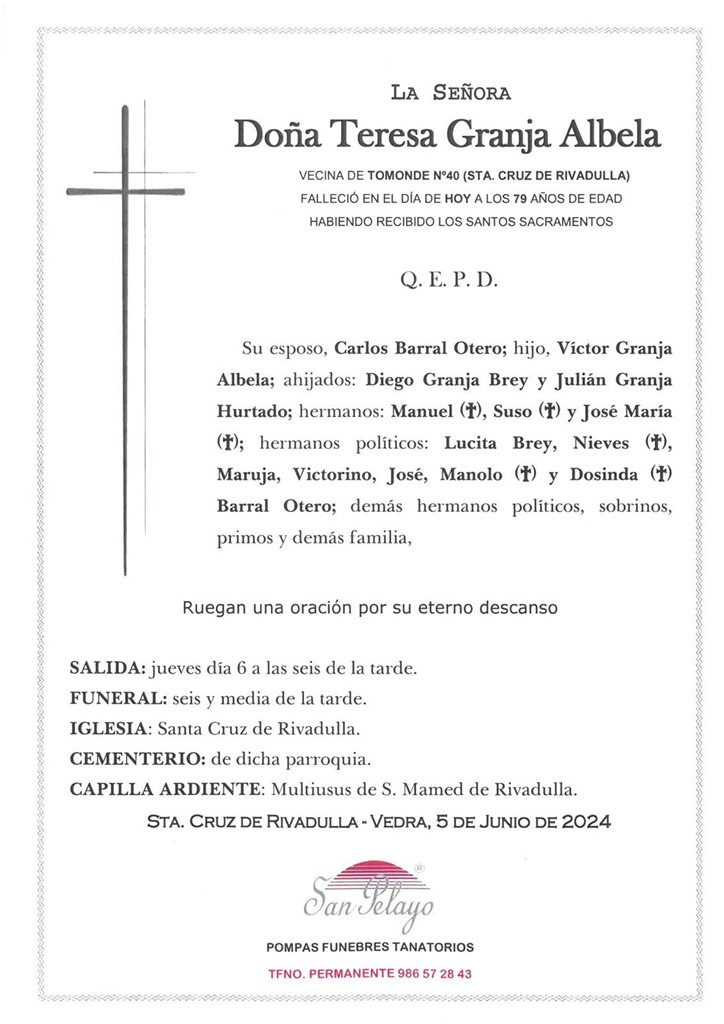 Foto principal TERESA GRANJA ALBELA