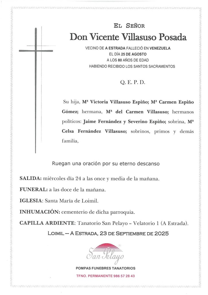 VICENTE VILLASUSO POSADA