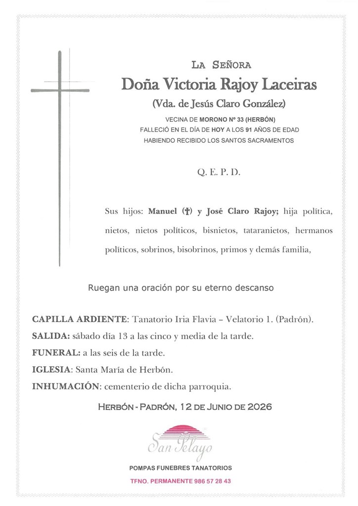 Foto 1 VICTORIA RAJOY LACEIRAS